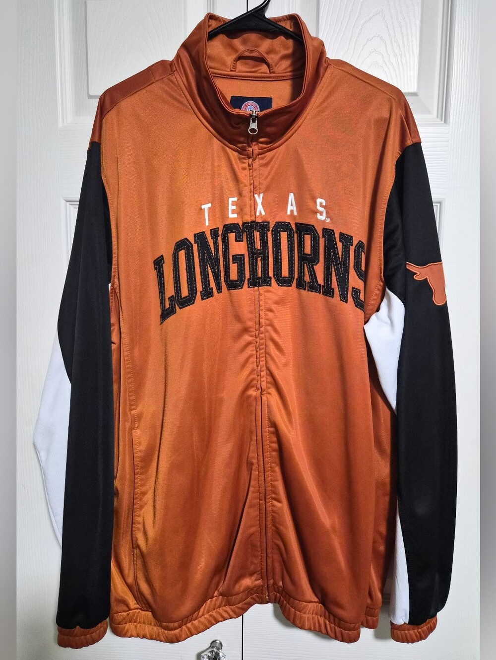 Men's Texas Longhorn's Full Zip Track Jacket Sz. XL